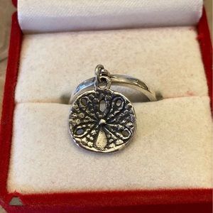 James Avery Sand Dollar Charm Ring